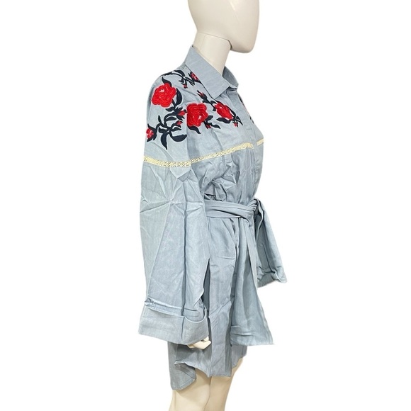 Tunic Bella Blue Floral Printed Flare
Long Sleeve Top Dress
New - Picture 5 of 8